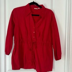 Very nice women’s red blouse from Cato’s.